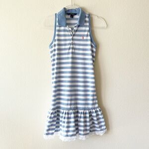 Polo Ralph Lauren Striped Collared Polo Dress